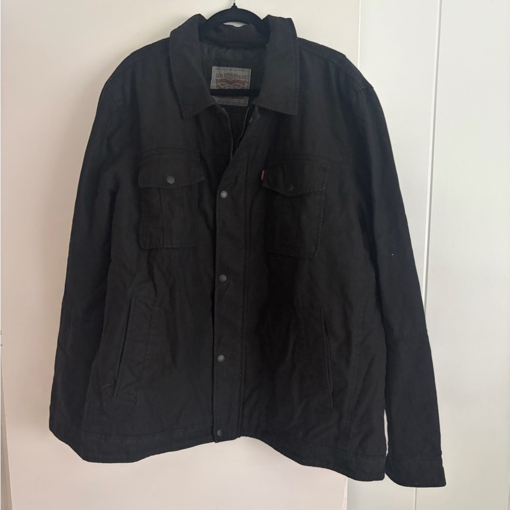 Levi's Men's Black Shirt Jacket